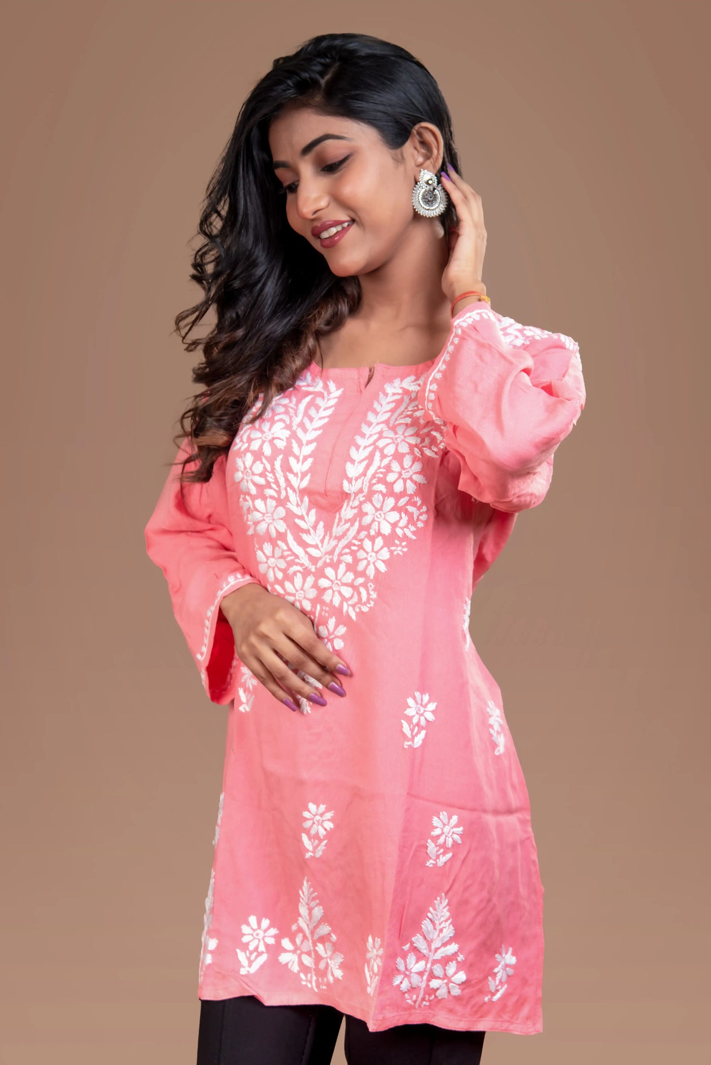 Chikankari Short Top