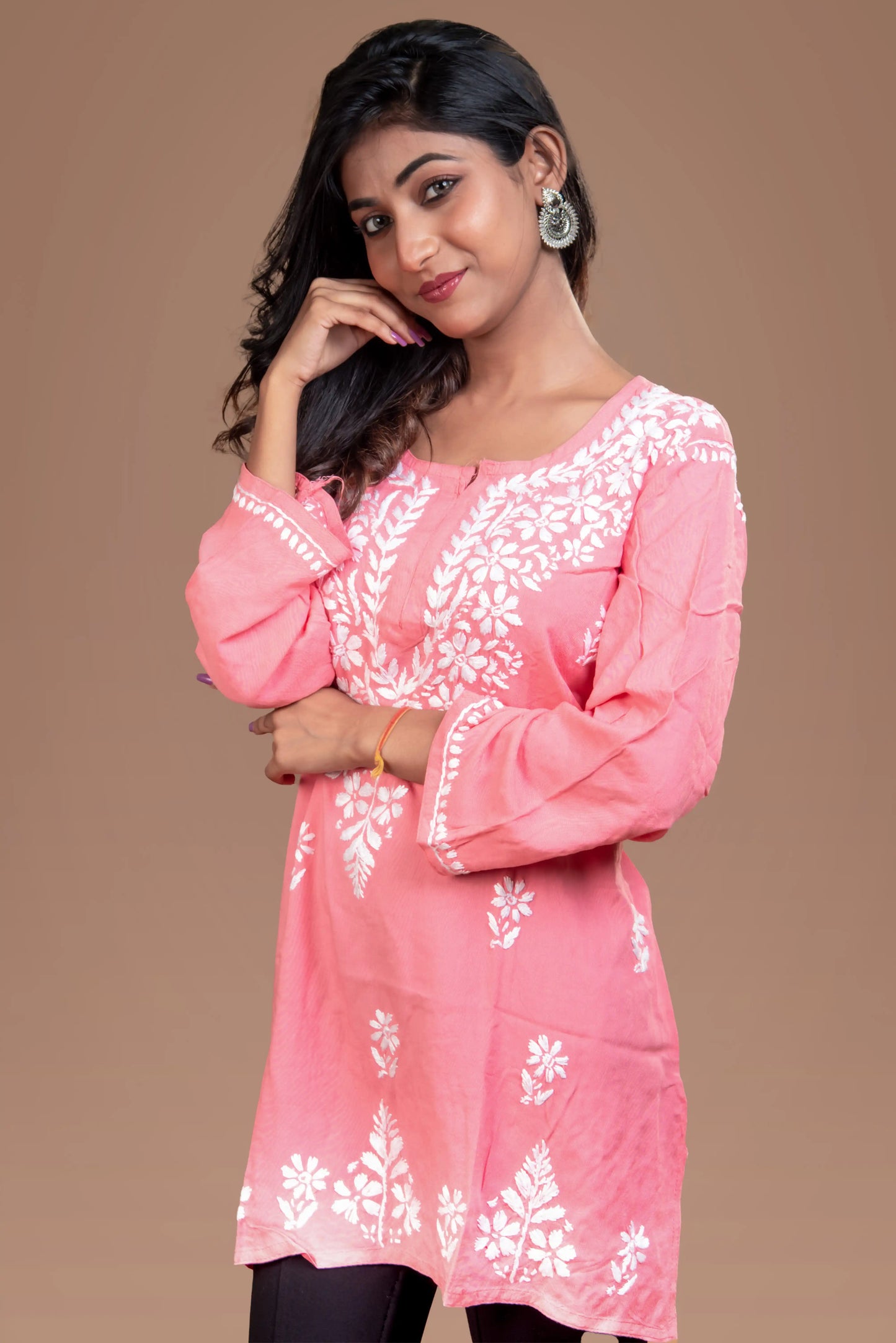 Chikankari Short Top