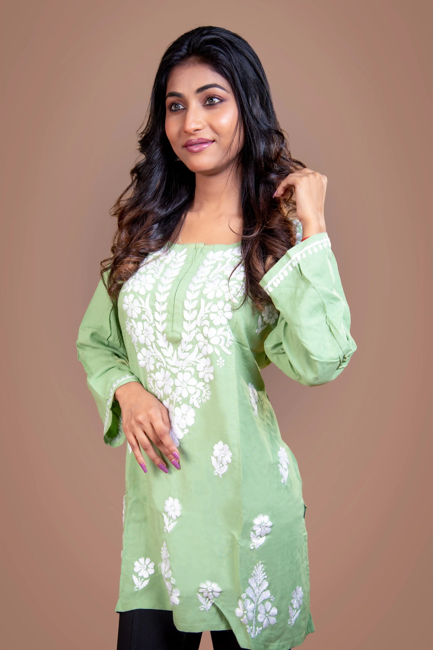 Spanish Green Short Top