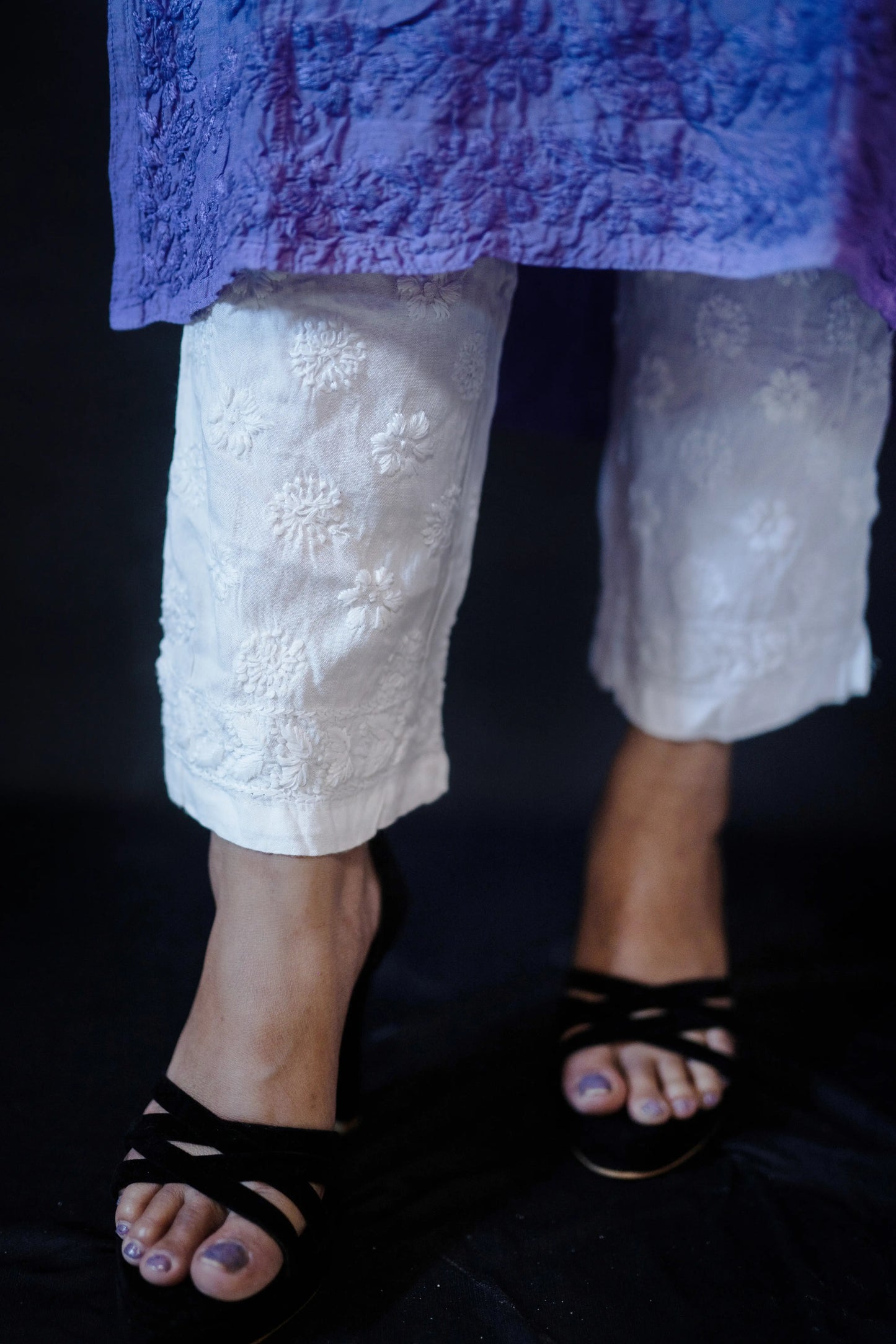 Muslin Chikankari Kurti