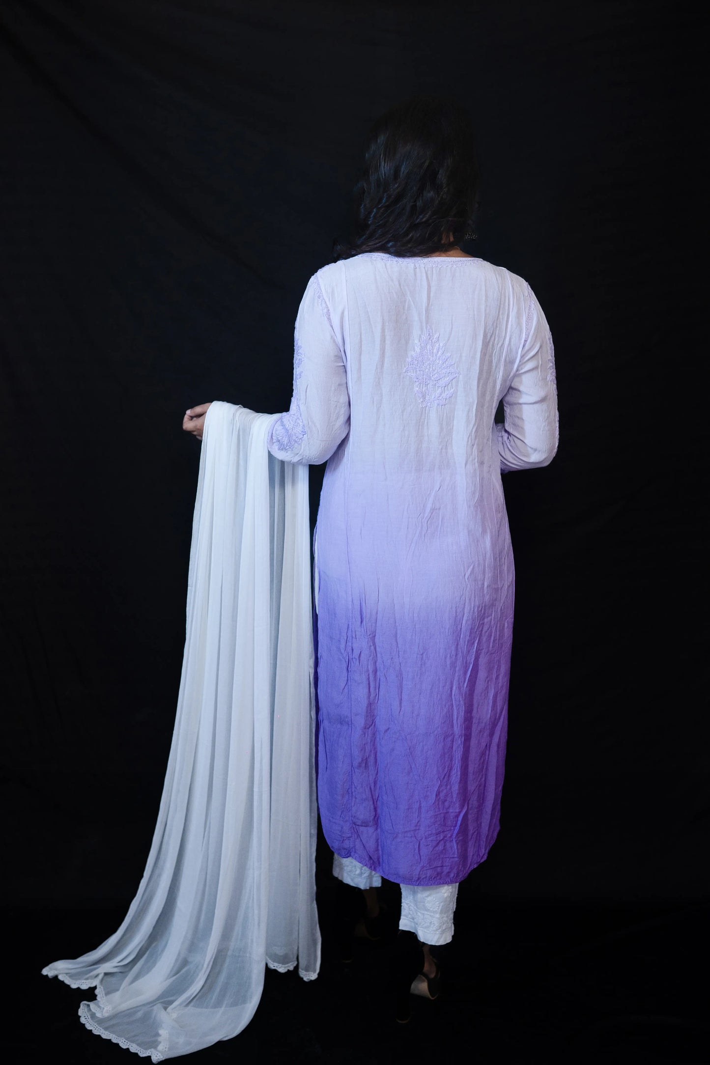 Muslin Chikankari Kurti