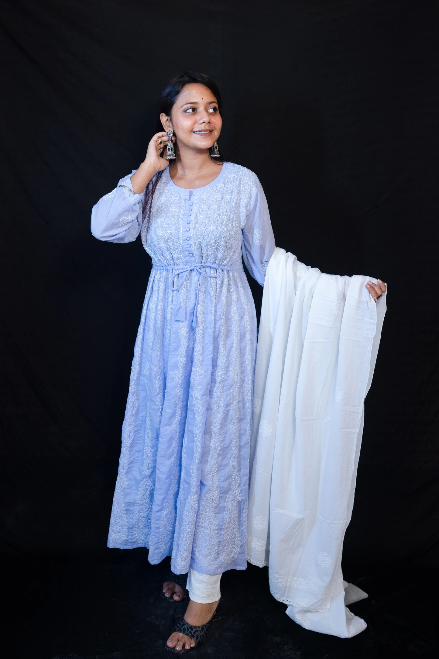 Mulmul Cotton Gown