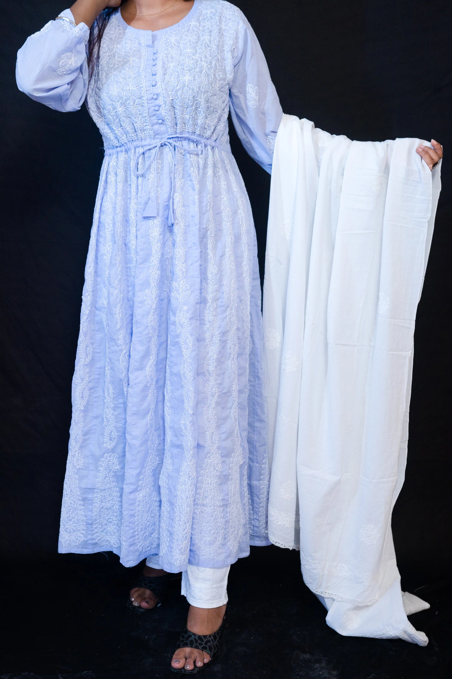 Mulmul Cotton Gown