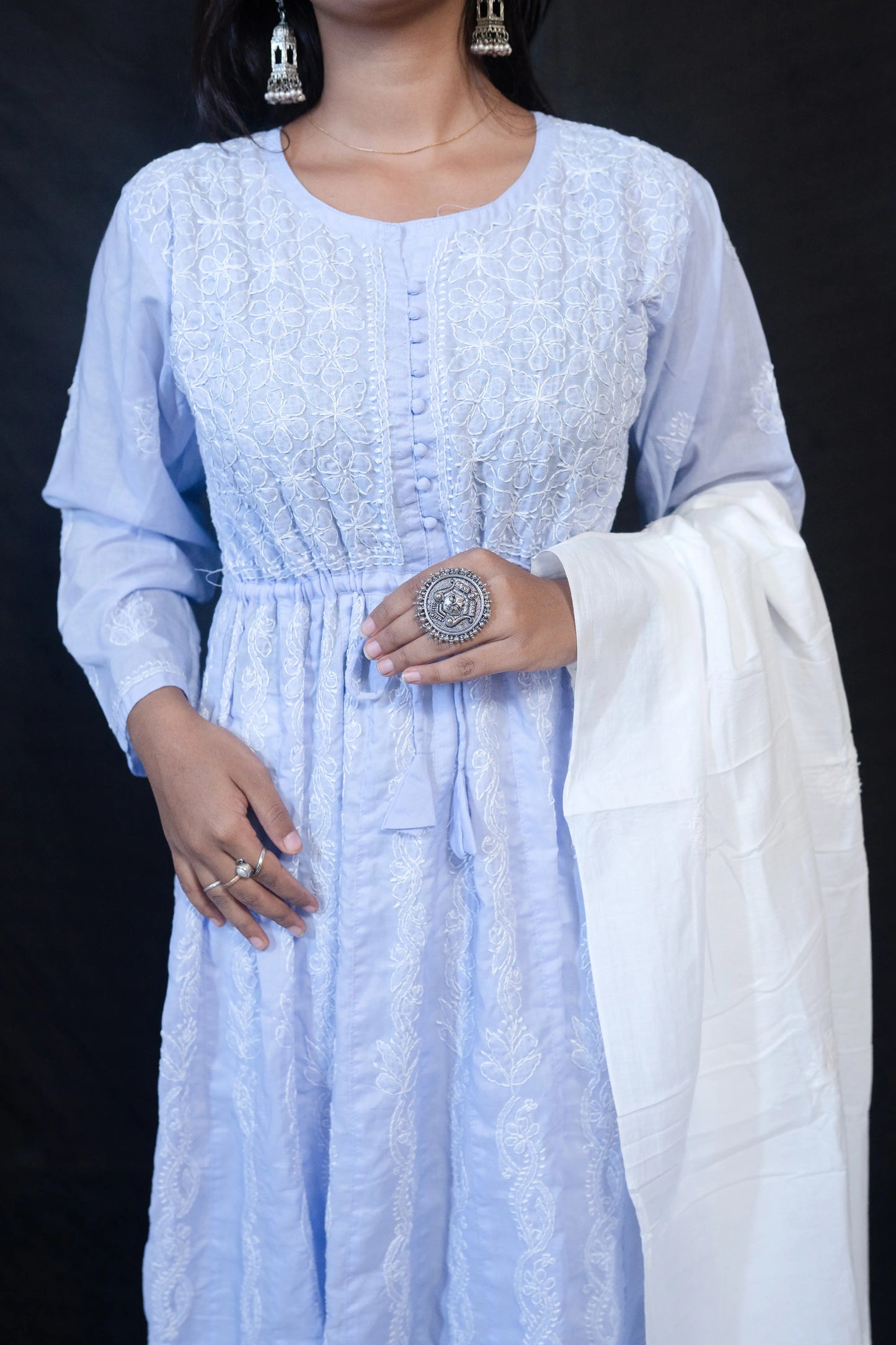 Mulmul Cotton Gown