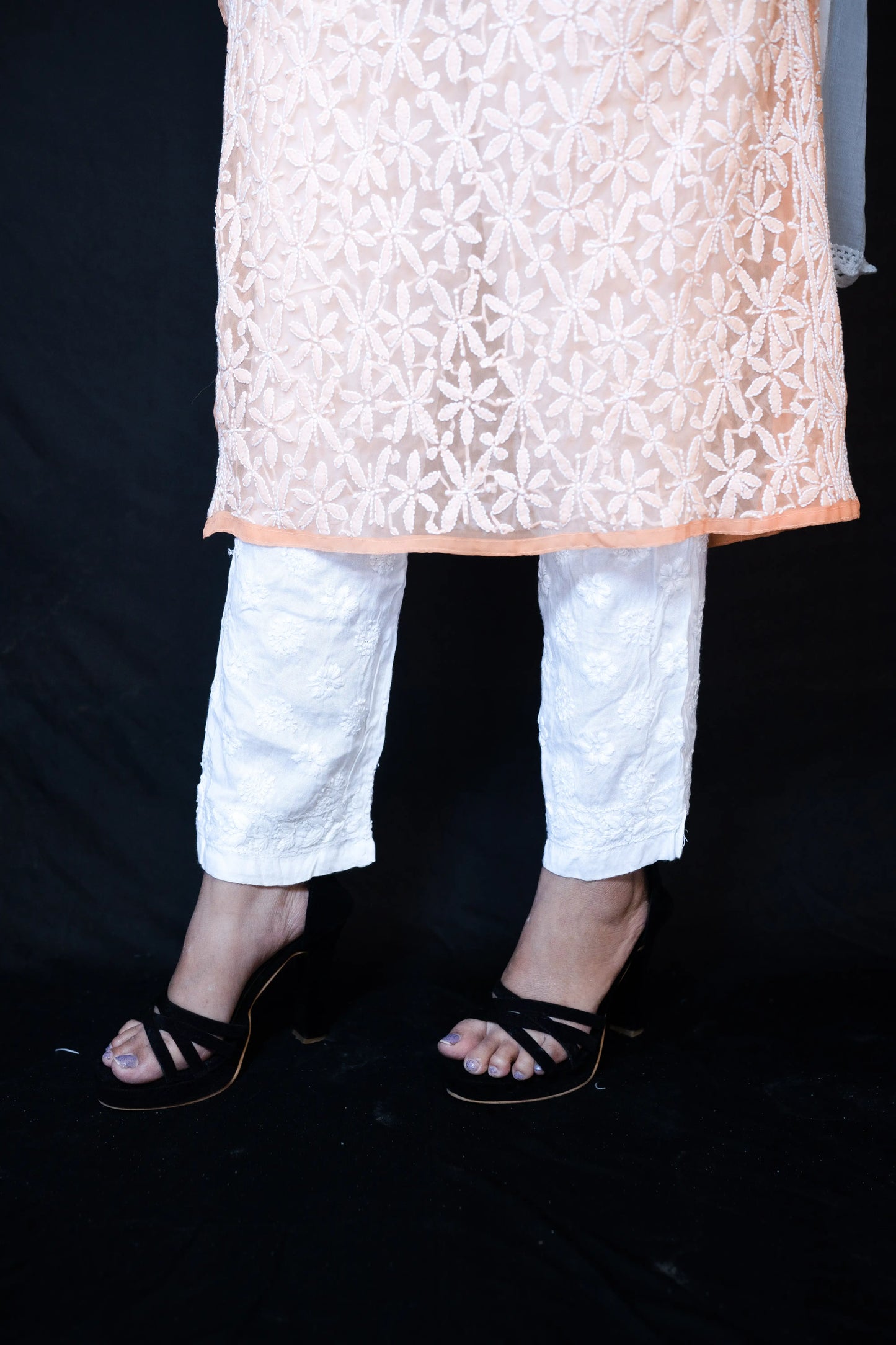 Georgette Jaal Kurti