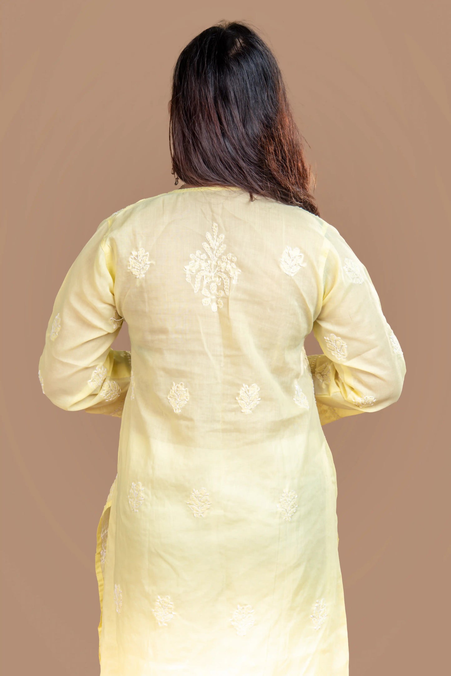 Cotton jaal Kurti