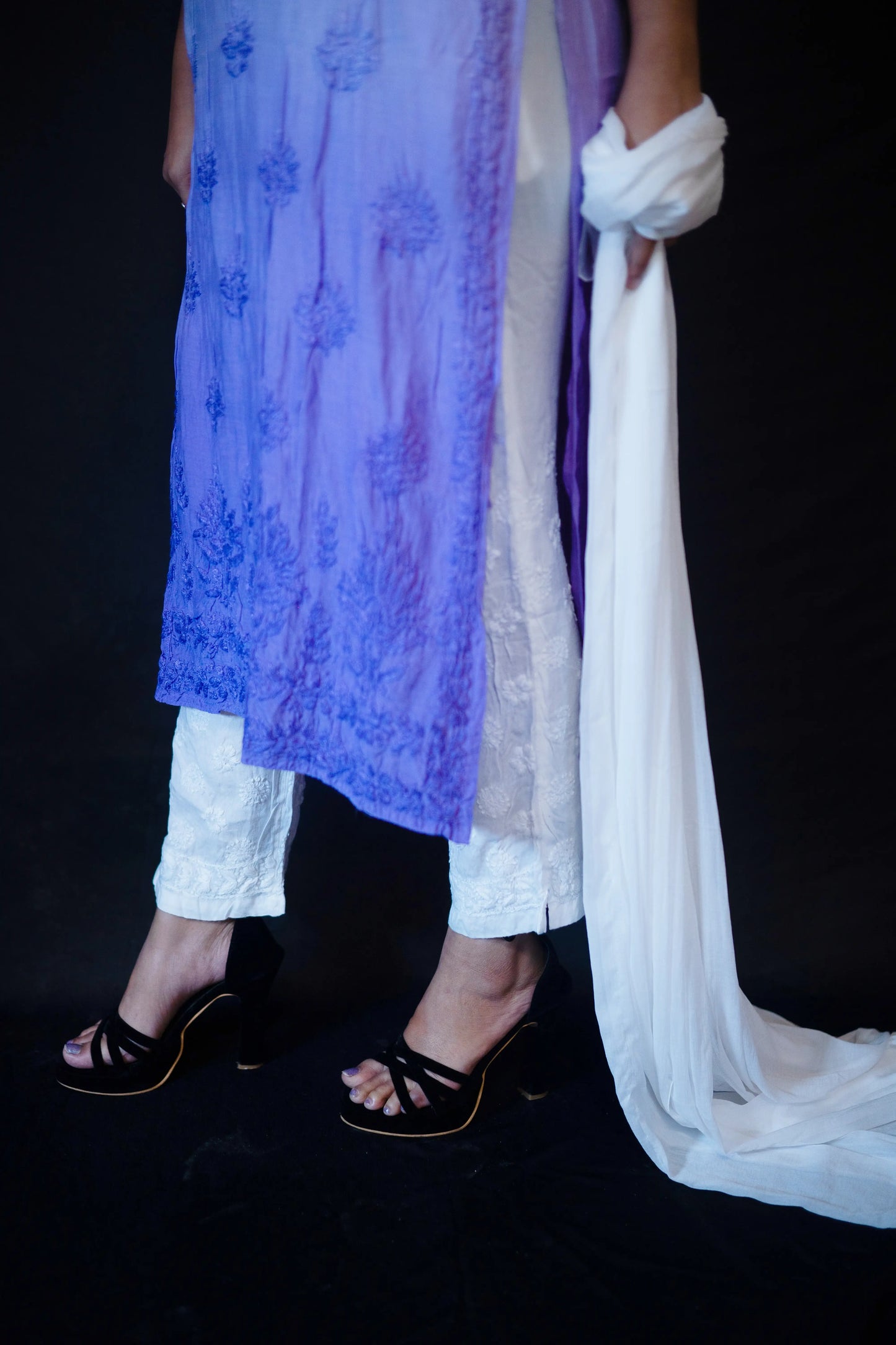 Muslin Chikankari Kurti