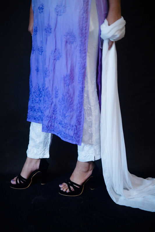 Muslin Chikankari Kurti