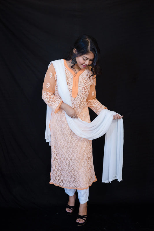 Georgette Jaal Kurti